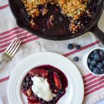 This delicious and easy Apricot Blueberry Crisp is the epitome of a summer dessert - fresh, fruity and oh so sweet!